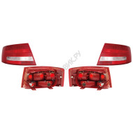 Фонари задние Ауди А6 Audi A6 C6 (2004-2008) комплект 2 штуки левый и правый DEPO высокое качество