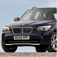 Передний бампер грунтованный в цвет кузова BMW X1 E84 (2009-2015)