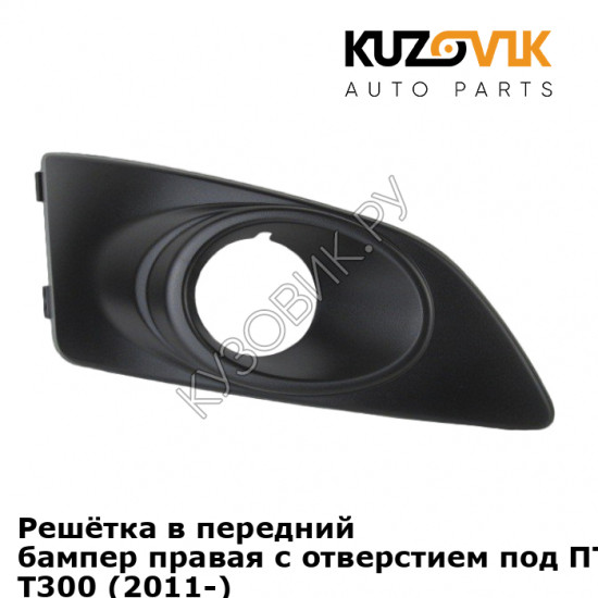 Рамка противотуманной фары правая Chevrolet Aveo T300 (2011-) KUZOVIK