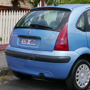 Задний бампер в цвет кузова Citroen C3 1 (2002-2009)