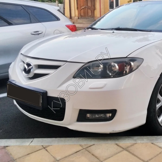 Бампер передний в цвет кузова Mazda 3 BK Sport Type (2006-2009) седан